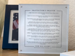 The Protector’s Prayer – Signature 8x8 Black & White Print