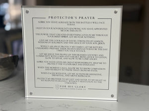 The Protector’s Prayer – Signature 8x8 Black & White Print