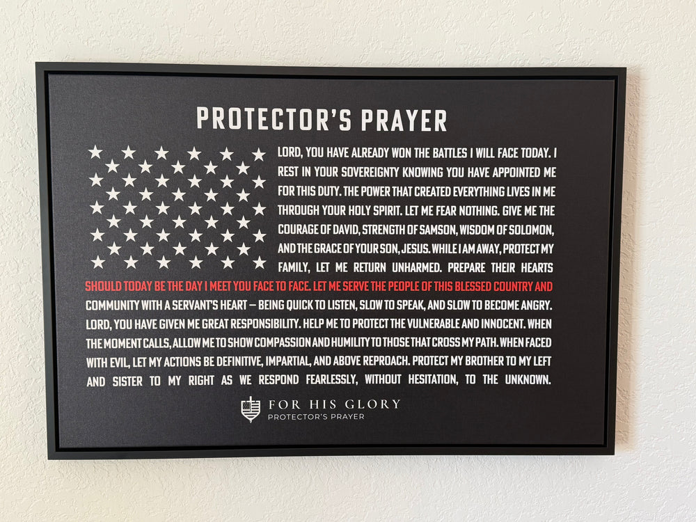 Thin Red Line Canvas